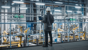 Plant Manager Observing Condition Monitoring